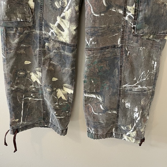 Revice Amelia Pant Oakland Camo Low Rise Relaxed 29 Y2K Ballon NWT NEW abstract - Picture 8 of 12